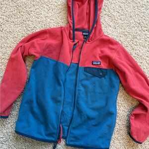 Patagonia Kids Two-Tone Fleece Hoodie